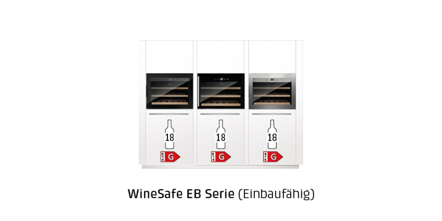Einbaufähige Weinkühlschränke