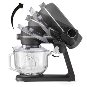 KM 1800 Black-G Design Küchenmaschine mit Accessoires
