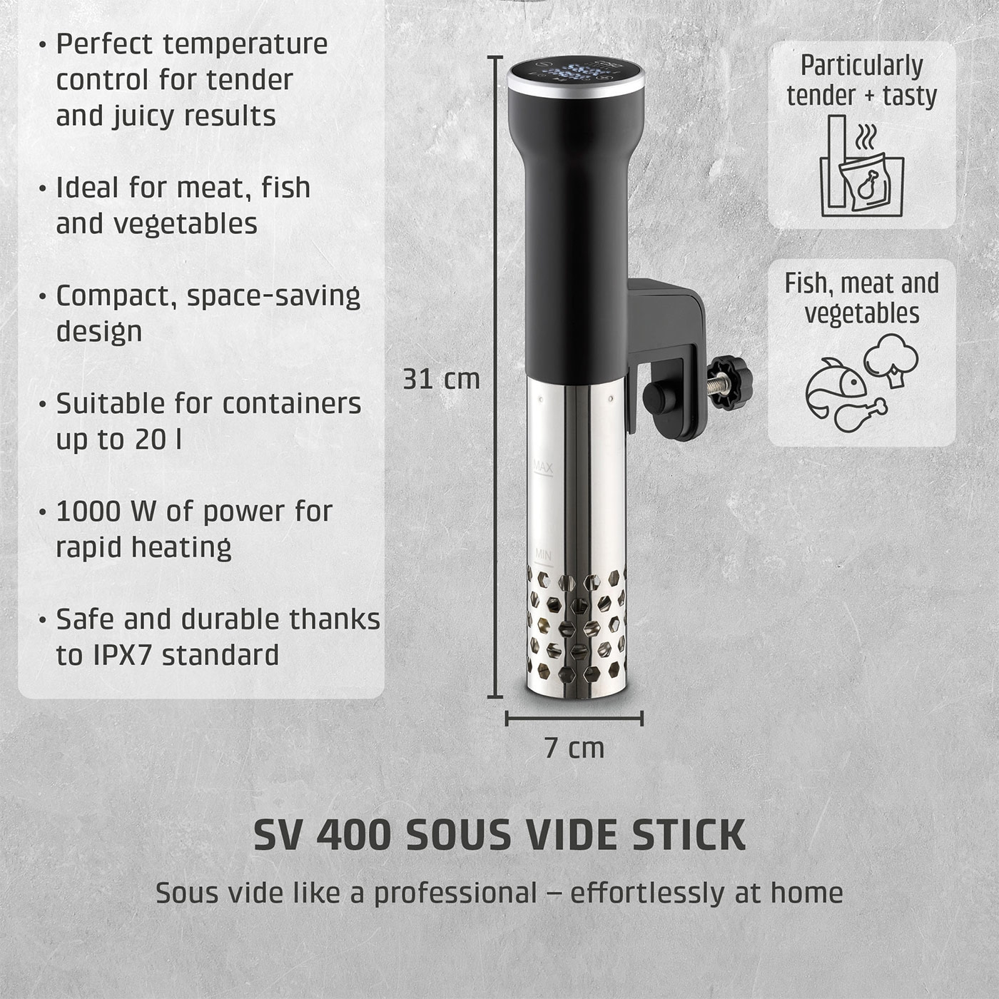 SV 400 Sous Vide cooker, winner price/performance