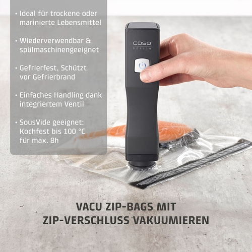 Vacu OneTouch Eco-Set Handvakuumierer inkl. Zubehör