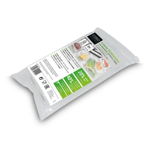 4 Stars Structured Rolls 20x720 cm, 2 rolls Foil rolls for vacuum sealing