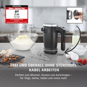 Click & Mix Kabelloser Handmixer