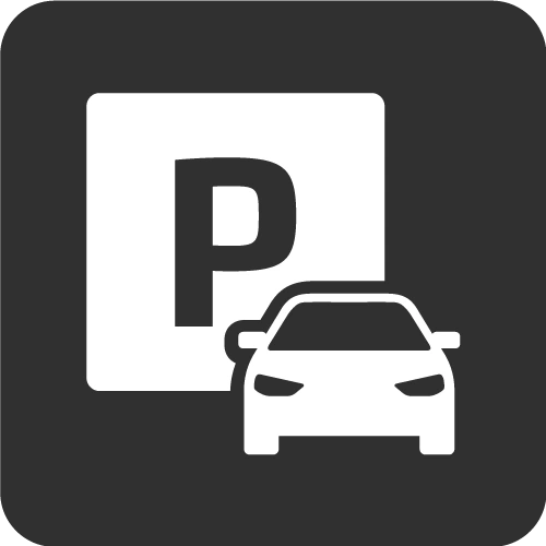gute Verkehrsanbindung und freie Parkplätze