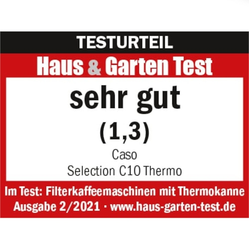 Selection C 10 Thermo Design coffee maker with insulated jug
