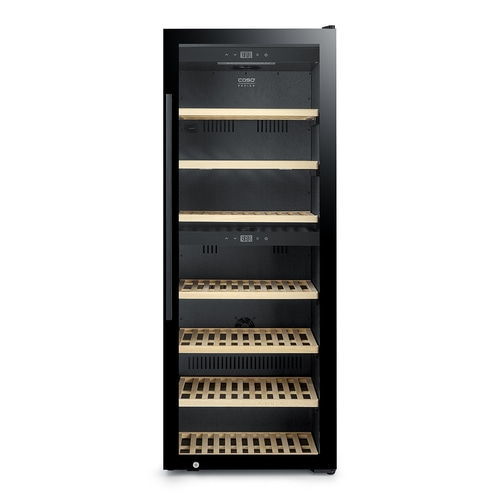 WineExclusive 126 Smart Design wine cooler, for up to 126 bottles, 2 temperature zones