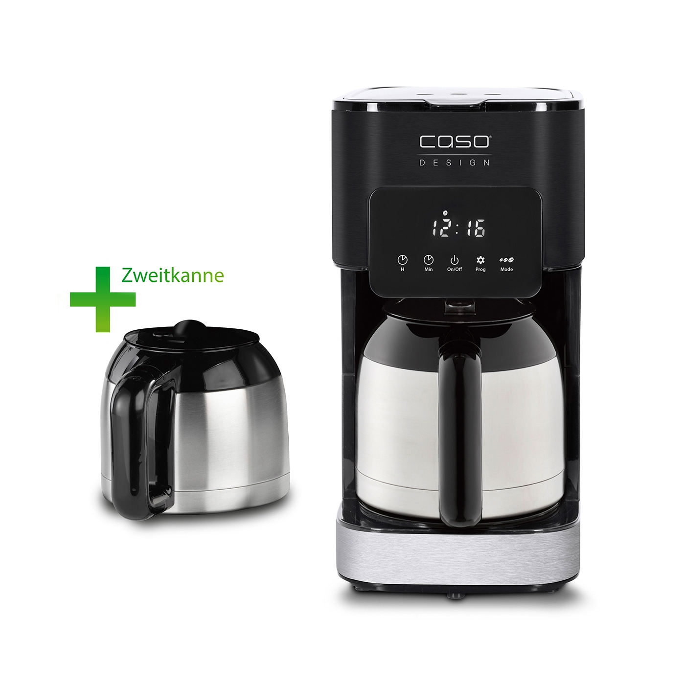 Coffee Taste & Style Duo Thermo Kaffeemaschine mit zwei Isolierkannen, Testsieger