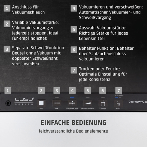 GourmetVAC 280 Vakuumiersystem