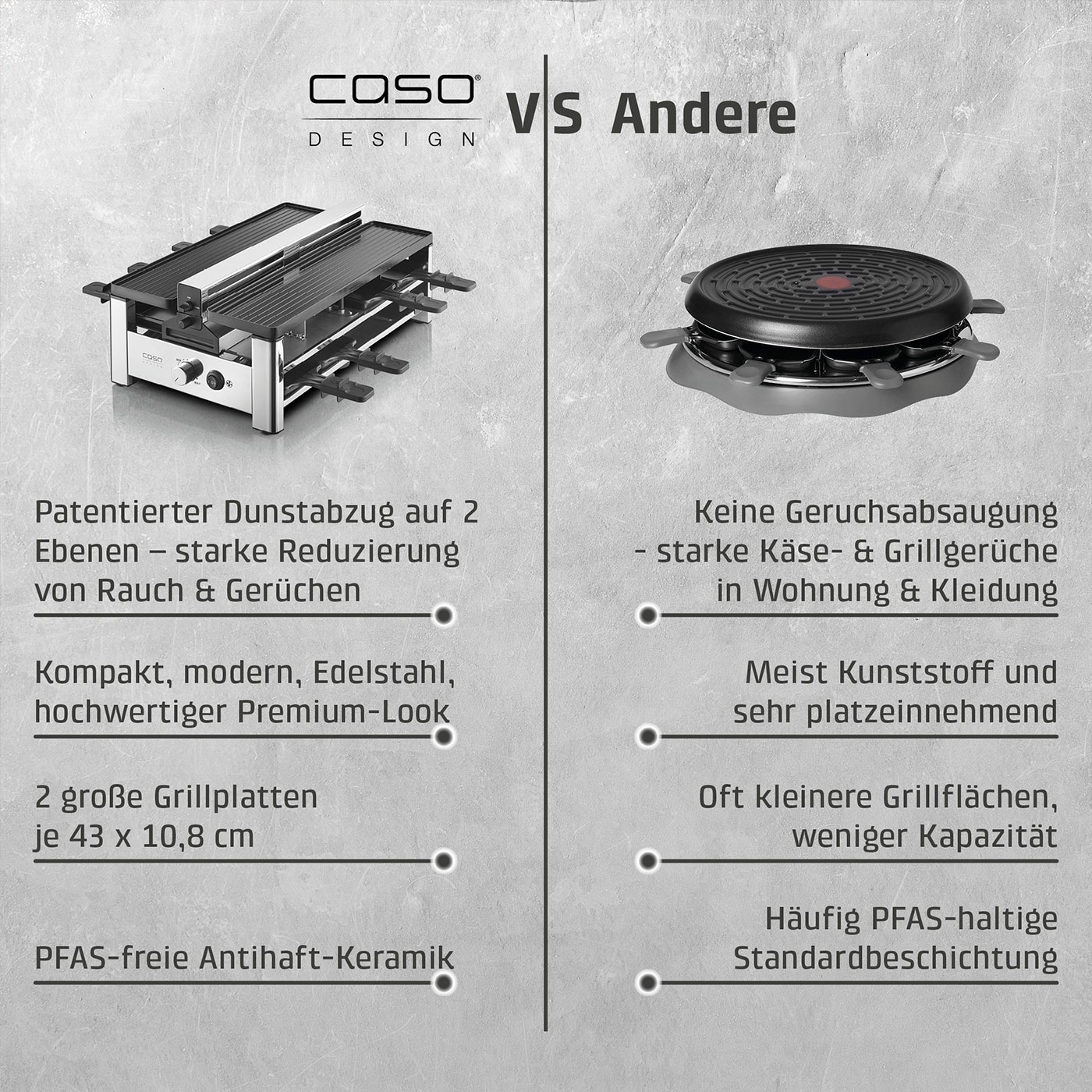 Raclette AirClean Raclettegrill
