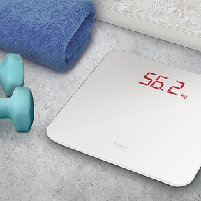 BS 1 Digitale Personenwaage, bis zu 200 kg Tragkraft in 100 g-Schritten, Testsieger