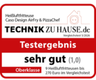 Heißluftfritteuse Caso Design AirFry & PizzaChef, Testergebnis sehr gut (1,0) in Oberklasse