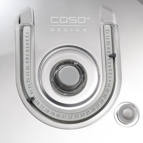 CASO VacuBoxx E-Set Vakuumbehälter-Set aus Borosilikatglas mit Tritan Deckel