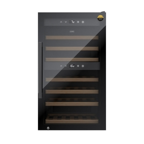 WineExclusive 66 Smart Design wine cooler, for up to 66 bottles, 2 temperature zones