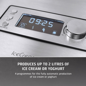 IceCreamer 2 in 1 design ice cream and yogurt maker with compressor technology