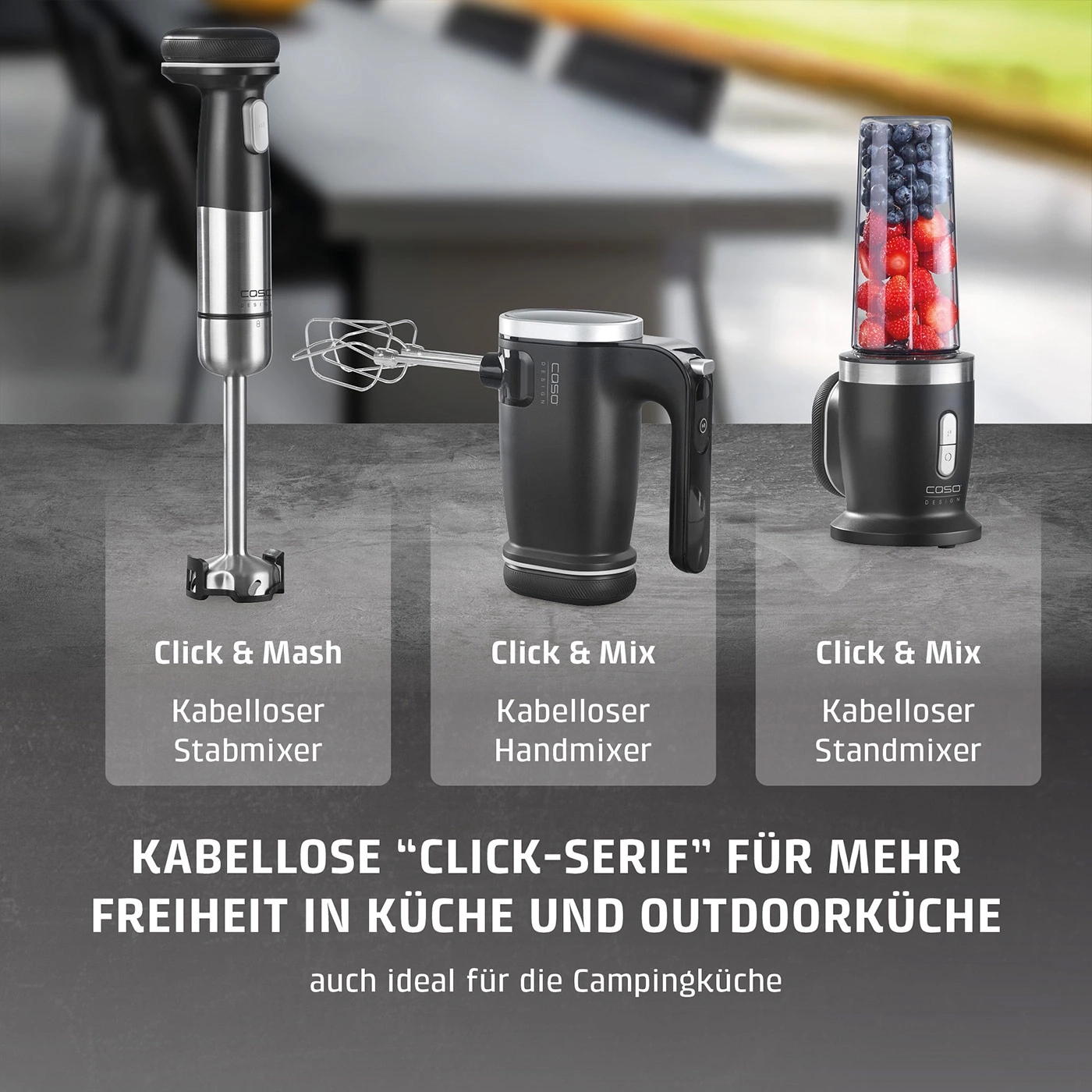 Kabellose Küchengeräte: Stabmixer, Handmixer und Standmixer