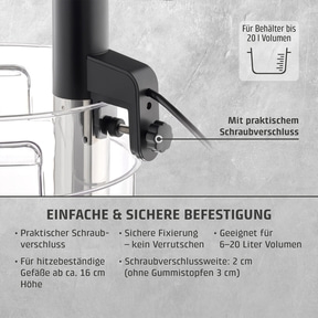 SV 400 Sous Vide Stick, Sieger Preis/Leistung