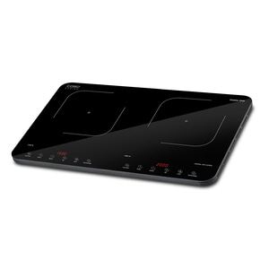 Caso ProSlim 3500 induction cooktop, black cooktop with control panel and display.