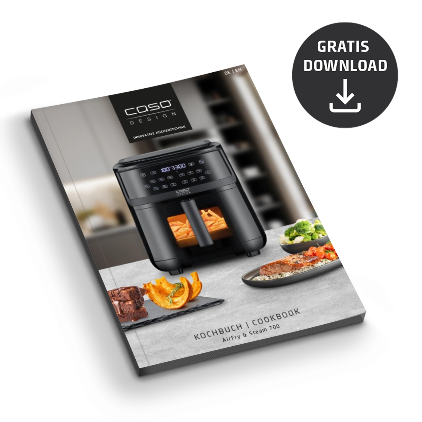 Kochbuch mit AirFry & Steam 700, Gratis Download