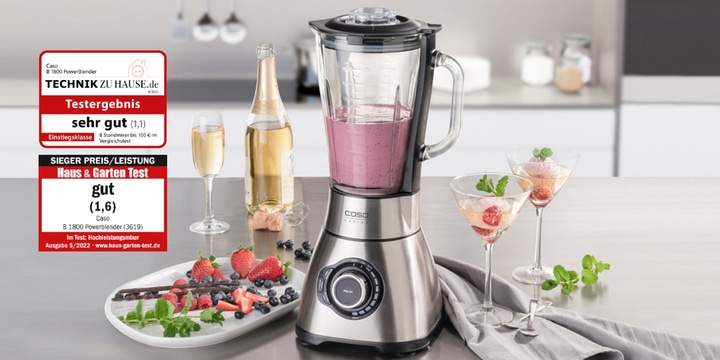 Blender with fruits and cocktails, very good rating
