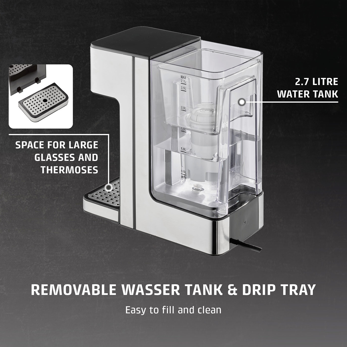 CASO HW 600 Turbo hot water dispenser