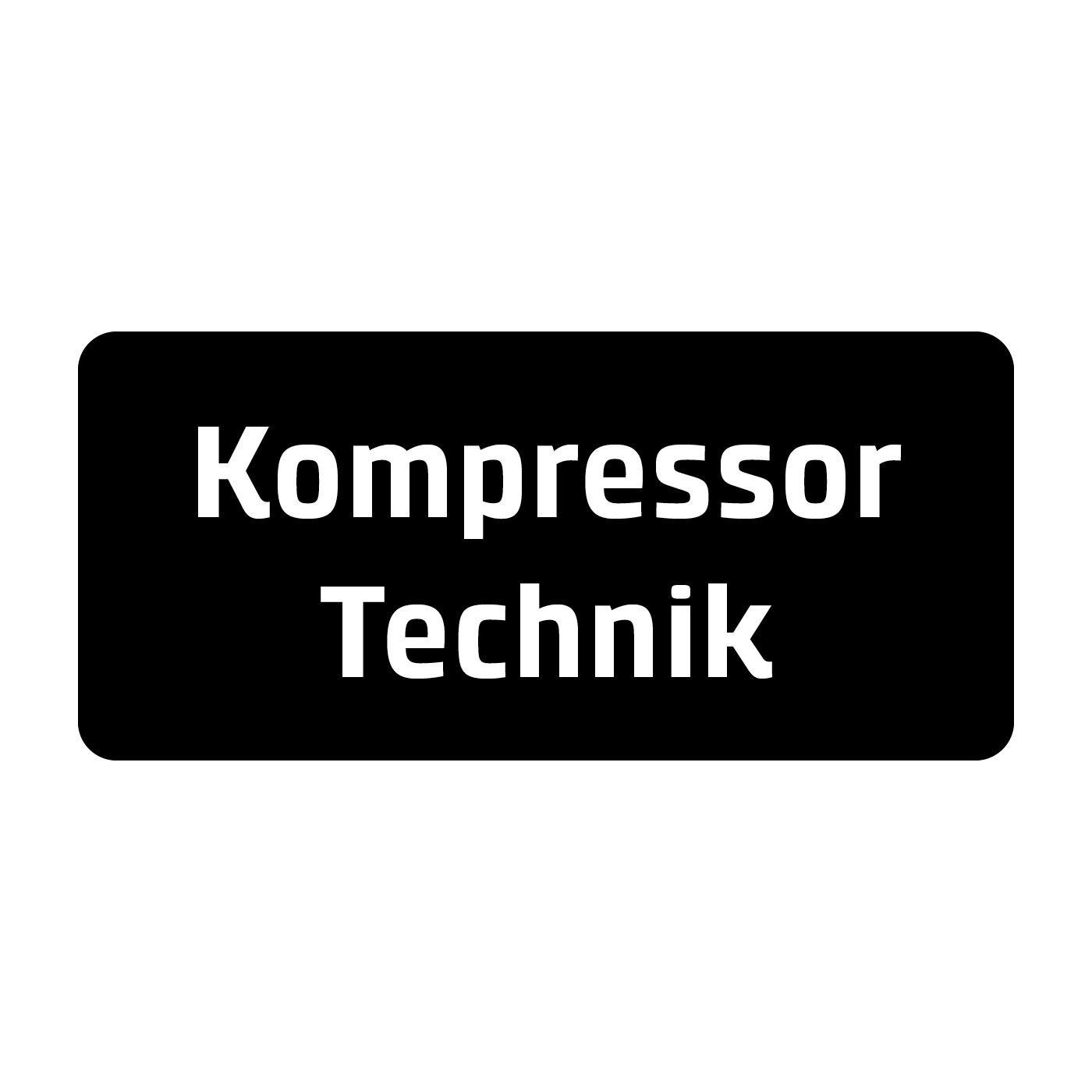 Kompressor Technik auf schwarzem Hintergrund