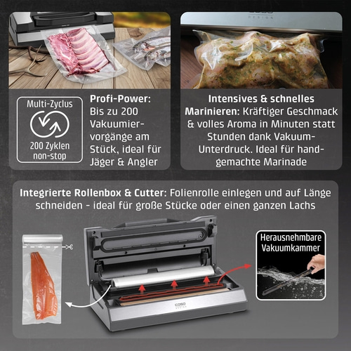 VRH 800 advanced Pro Vakuumiergerät mit extra Zubehör