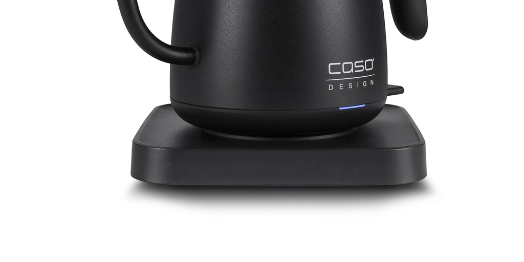 TimeMore au cou d'oie elektrische waterkoker temperatuur instelbaar BPA Tea waterkoker roestvrij staal automatische uitschakeling voor koffie, thee, 600 ml, zwart