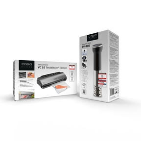 VC 10 Testsieger Set + SV 400 Set aus Vakuumierer und Sous Vide Stick