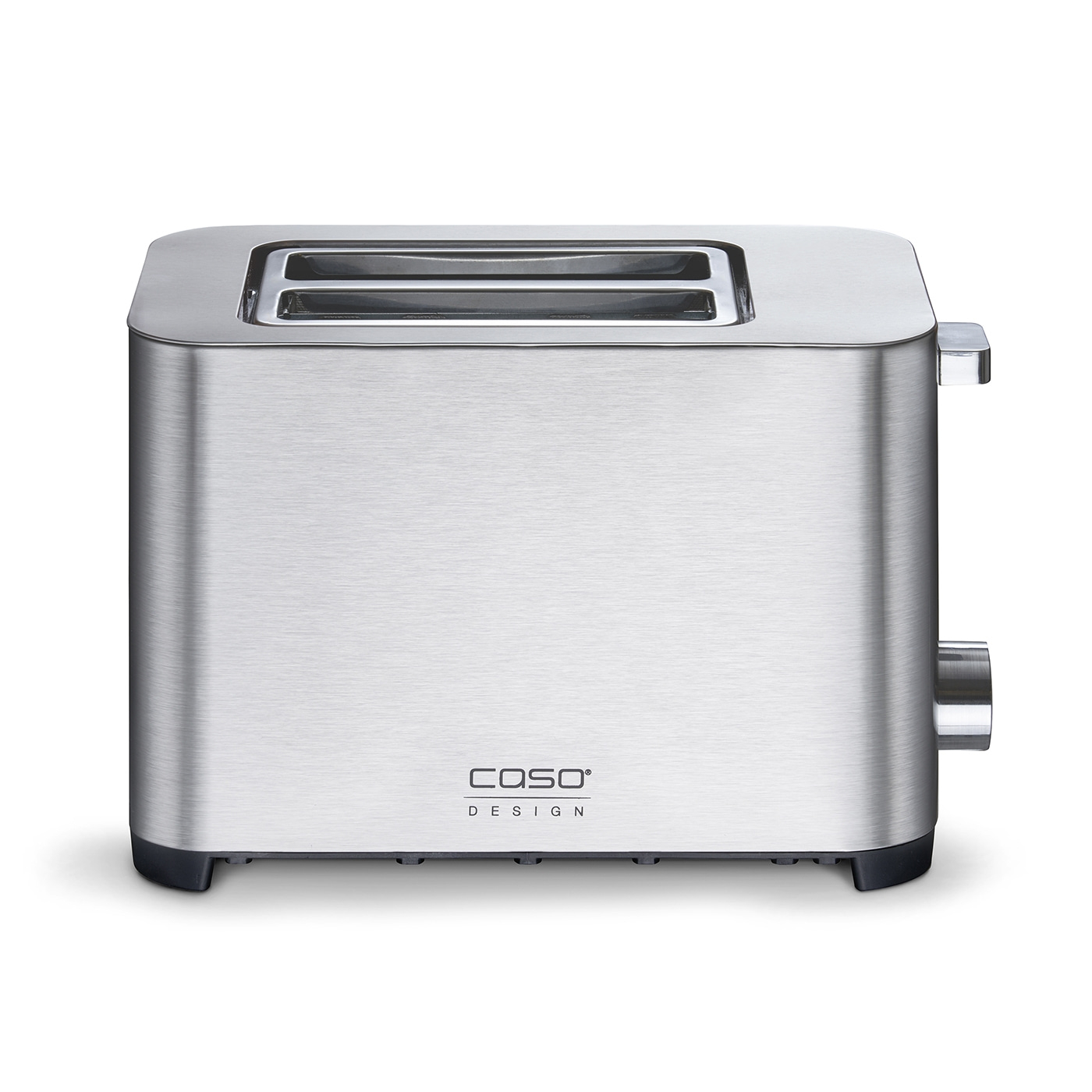 Stainless steel toaster with two slots, Caso Design, modern kitchen appliance
