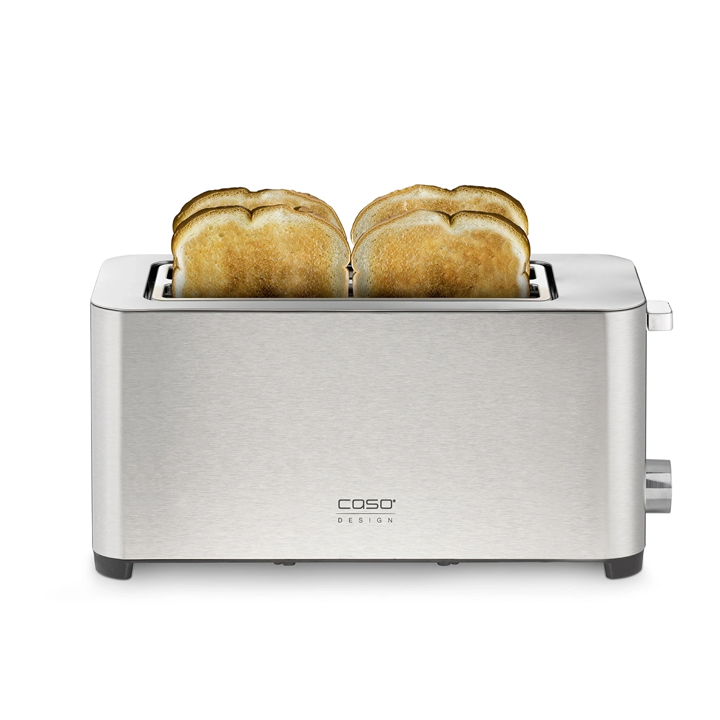 Toaster mit zwei Toastscheiben, Edelstahl, Caso Design, Küche, Frühstück