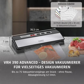 VR 390 advanced Vacuum system