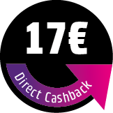 Save 17 € Direct Cashback! The discount will be deducted directly in the shopping cart.