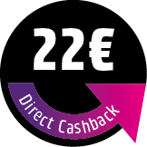 Save 22 € Direct Cashback! The discount will be deducted directly in the shopping cart.