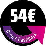 Save 54 € Direct Cashback! The discount will be deducted directly in the shopping cart.