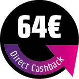 Save 64 € Direct Cashback! The discount will be deducted directly in the shopping cart.