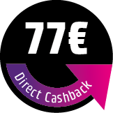 Save 77 € Direct Cashback! The discount will be deducted directly in the shopping cart.