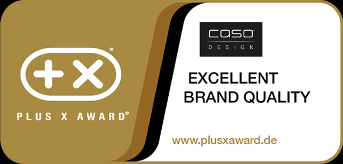 Plus X Award: Caso Design - Outstanding brand quality.
